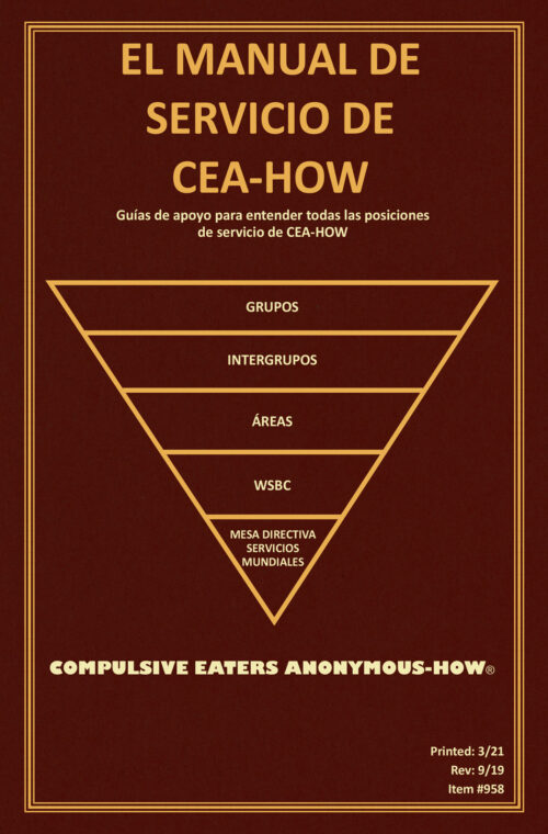 Imagen de la portada del libro titulado "El Manual de Servicio de CEA-HOW"