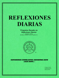 Imagen de portada del libro de trabajo titulado "Reflexiones Diarias"