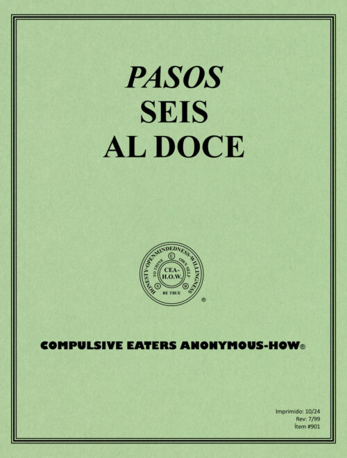 Imagen de portada del libro de trabajo titulado "Pasos Seis al Doce"