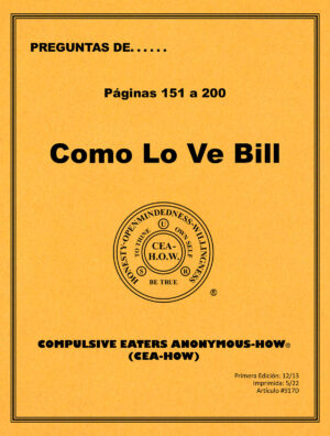 Imagen de portada del libro de trabajo titulado "Como lo ve Bill Páginas 151-200"